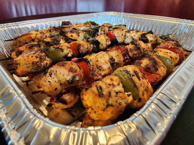 Chicken Souvlaki Tray