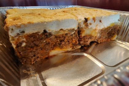 Moussaka Tray