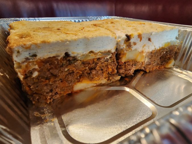 Moussaka Tray