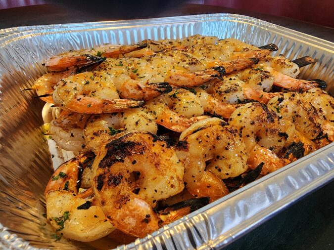 Shrimp Souvlaki Tray